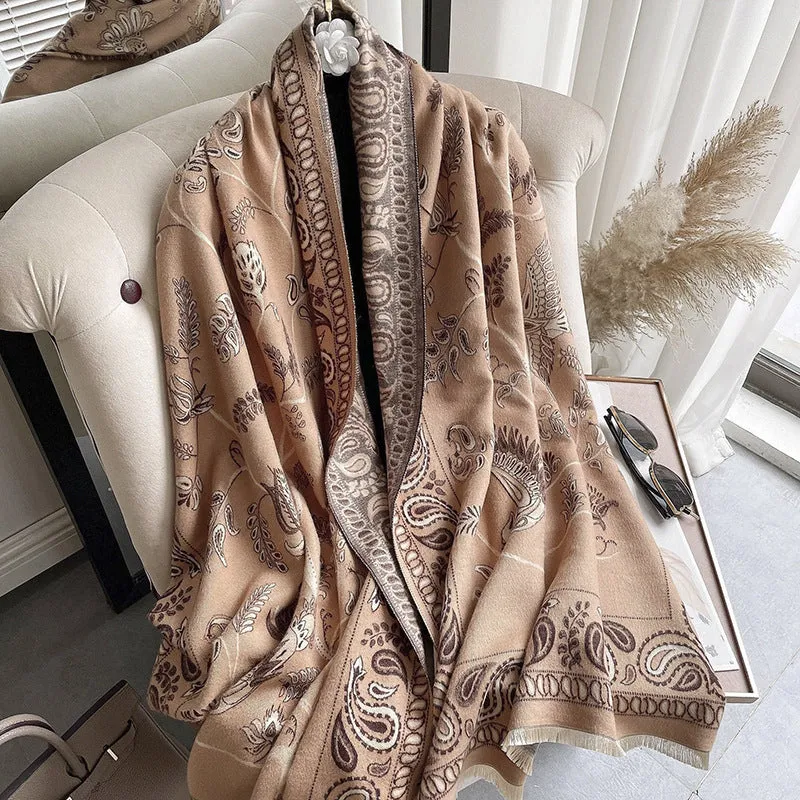 10108 50colors high quality printed winter scarf shawl