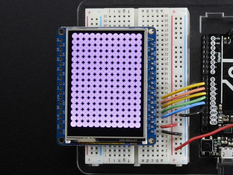 Adafruit 2.4" TFT LCD with Touchscreen Breakout w/MicroSD Socket - ILI9341