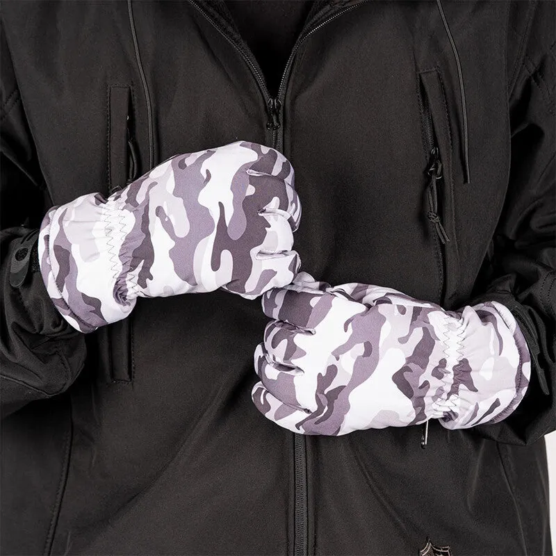 Adult Winter Glove | Snow Military Camo