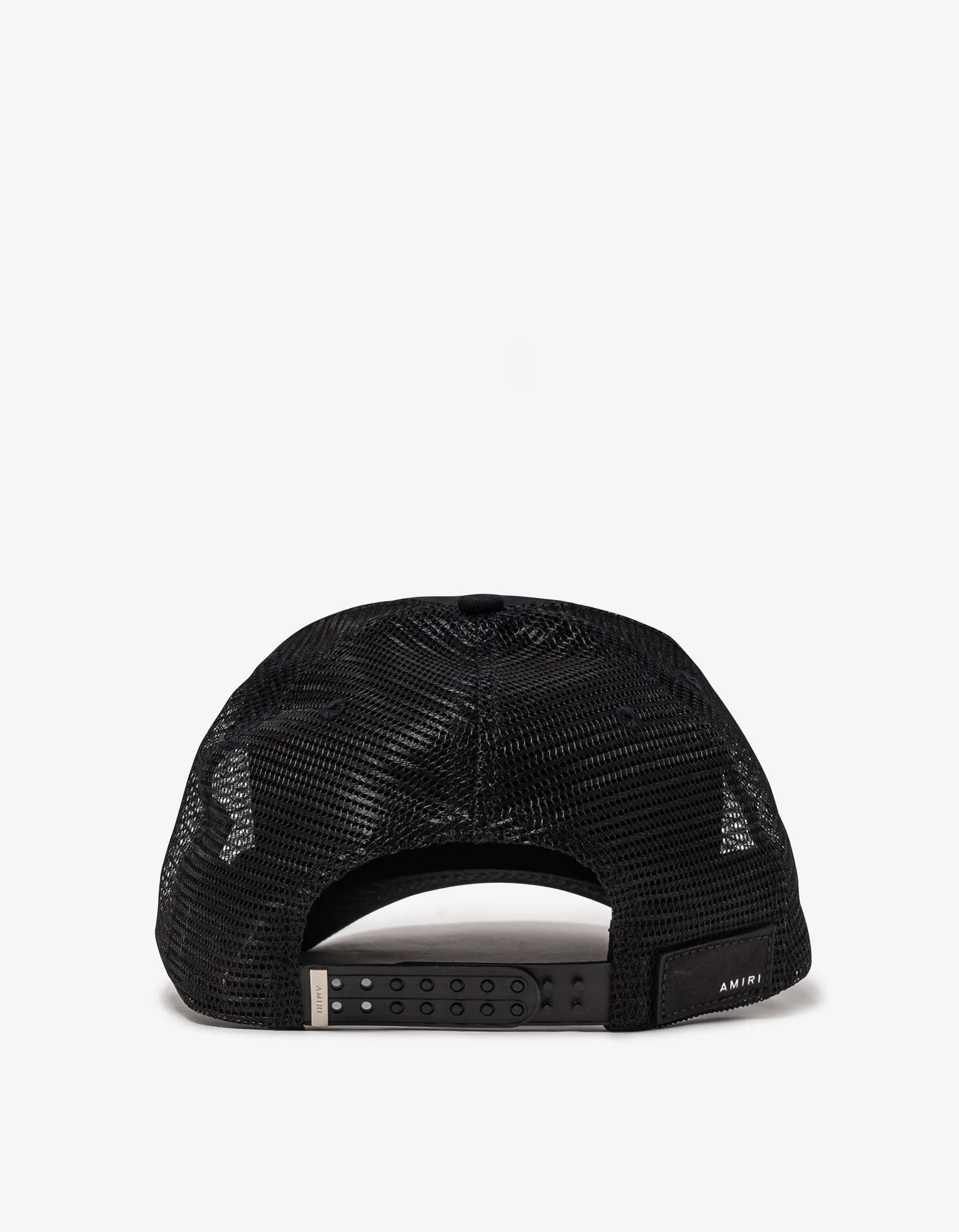 Amiri Black & Brown Three Star Trucker Hat