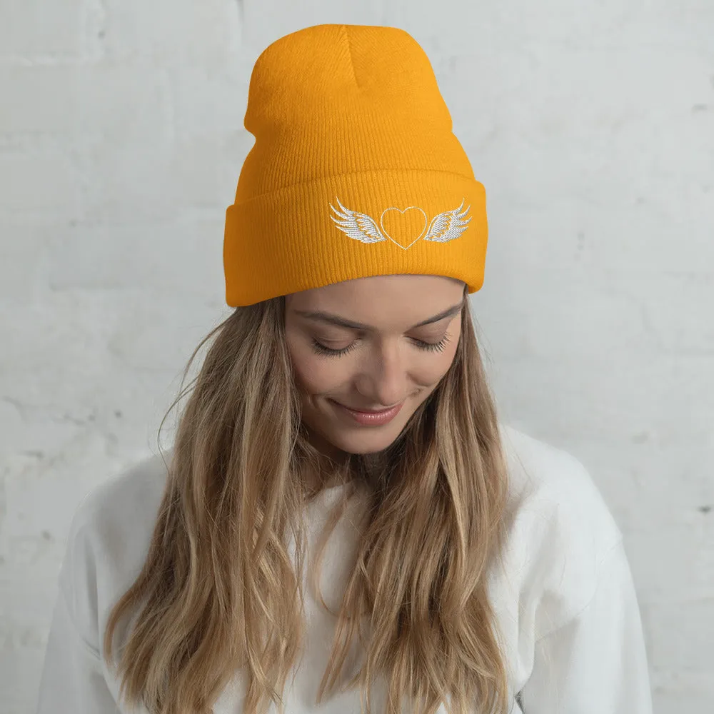 Angel Wings Design Beanie Cozy, Stylish, and Unique, lioness-love