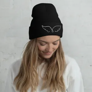 Angel Wings Design Beanie  Stylish and Cozy Headwear, lioness-love