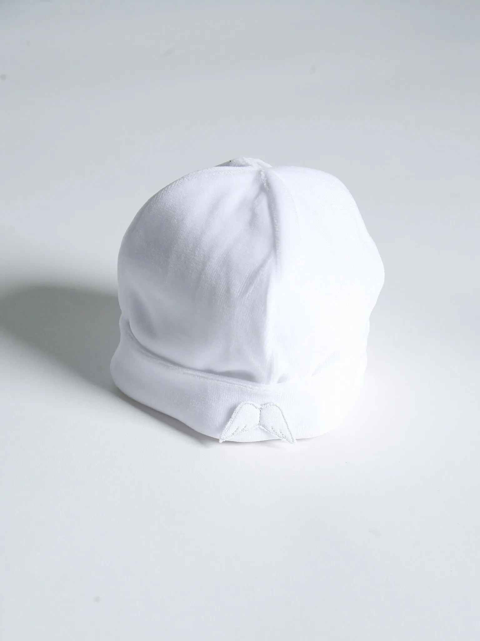 BabyGi White Velour Beanie