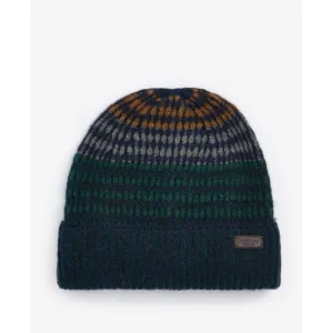 Barbour Harray Mens Beanie Hat - Green Loch