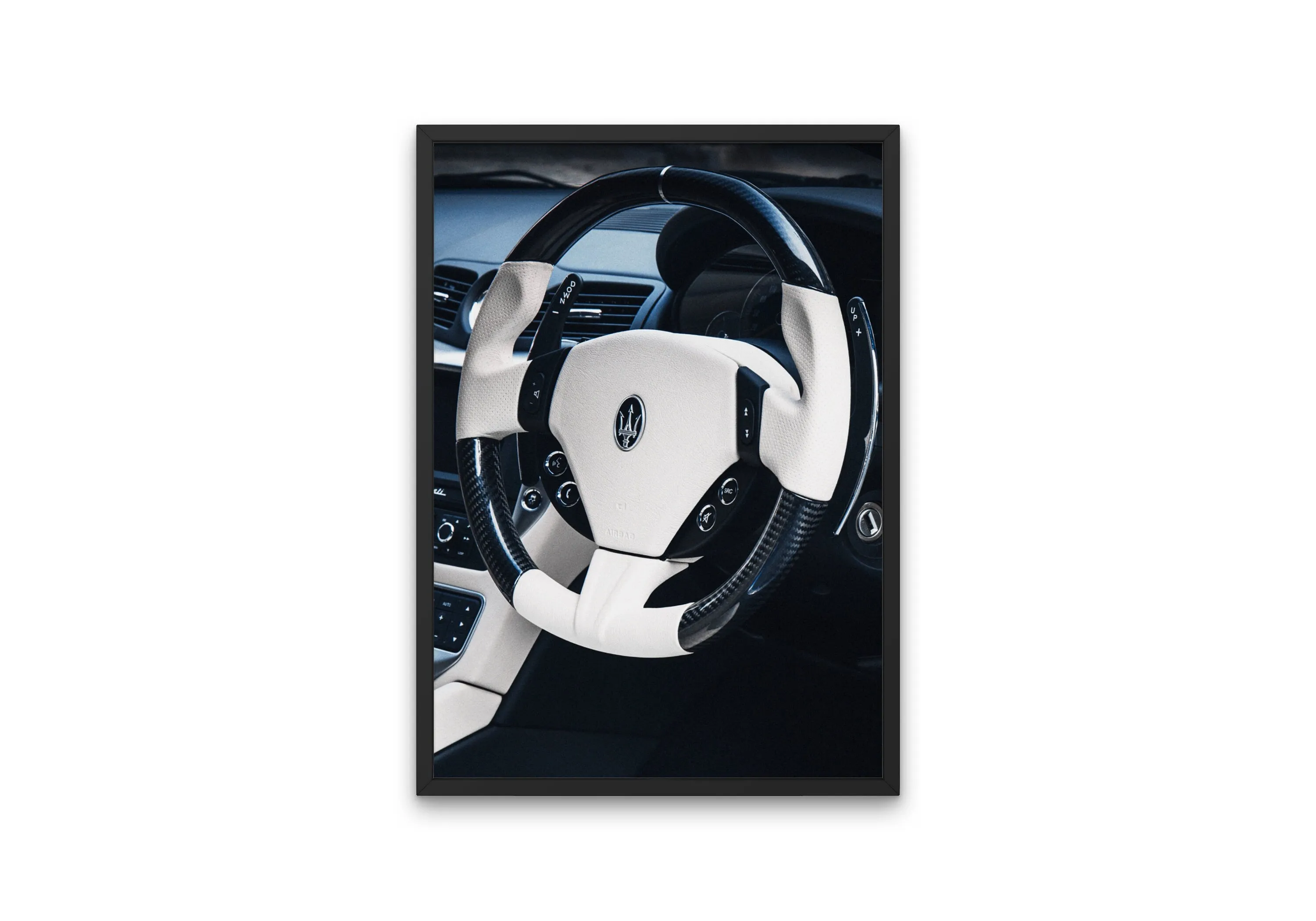 Black & White Steering Wheel Poster INSTANT DOWNLOAD Art Prints, Luxury Car Poster, Designer Wall Art, Luxury Fashion Wall Art, Luxury Hypebeast Poster