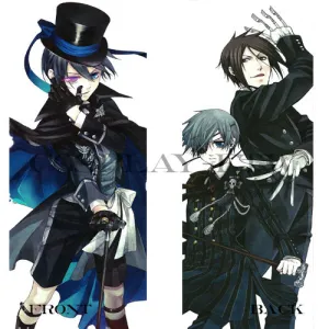 Black Butler / Kuroshitsuji- Ciel Phantomhive and Sebastian Michaelis Pillow