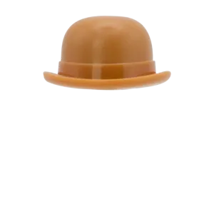 Brown Bowler Hat - LEGO Minifigure Hat