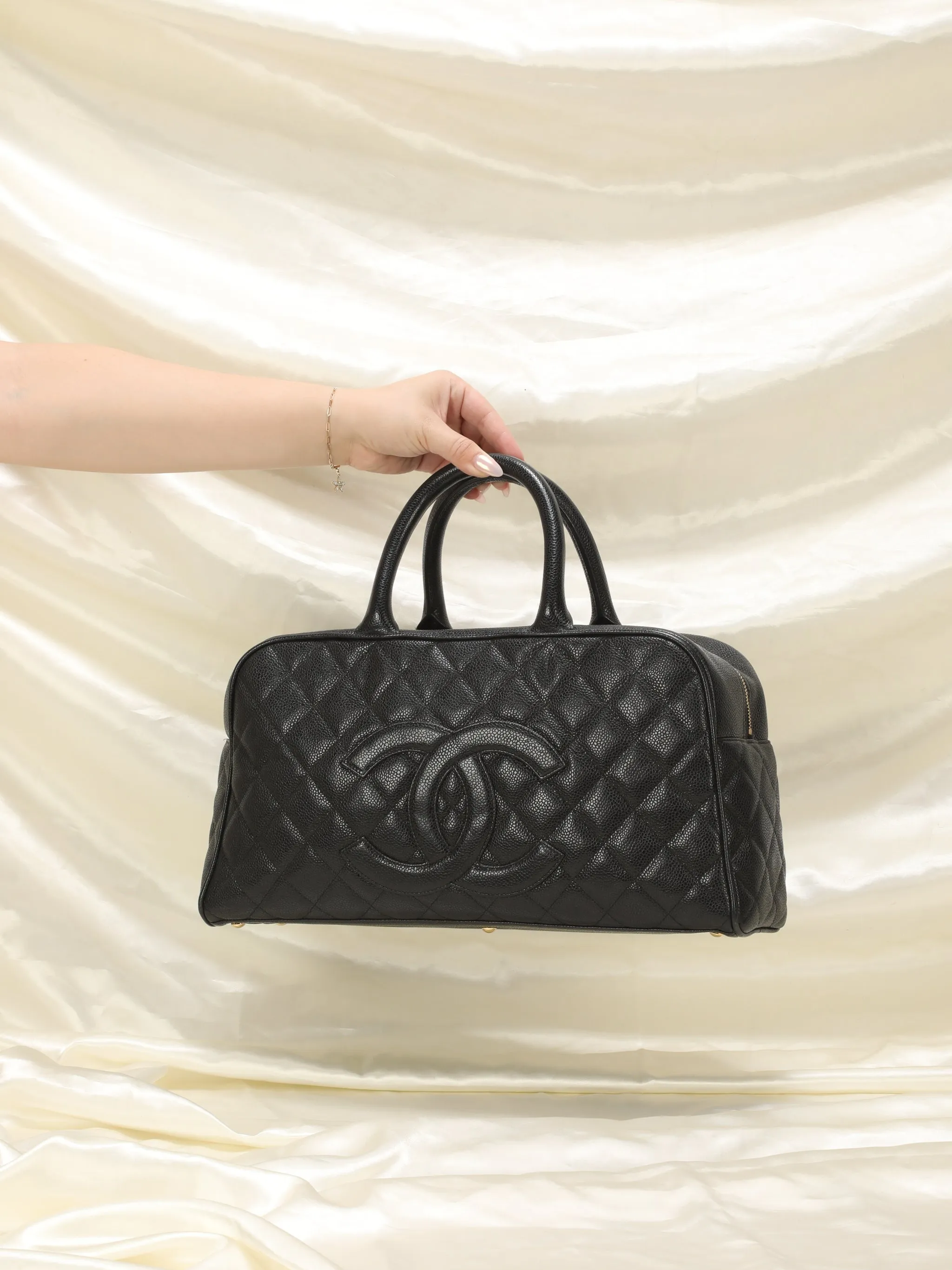 Chanel Caviar Bowler Bag