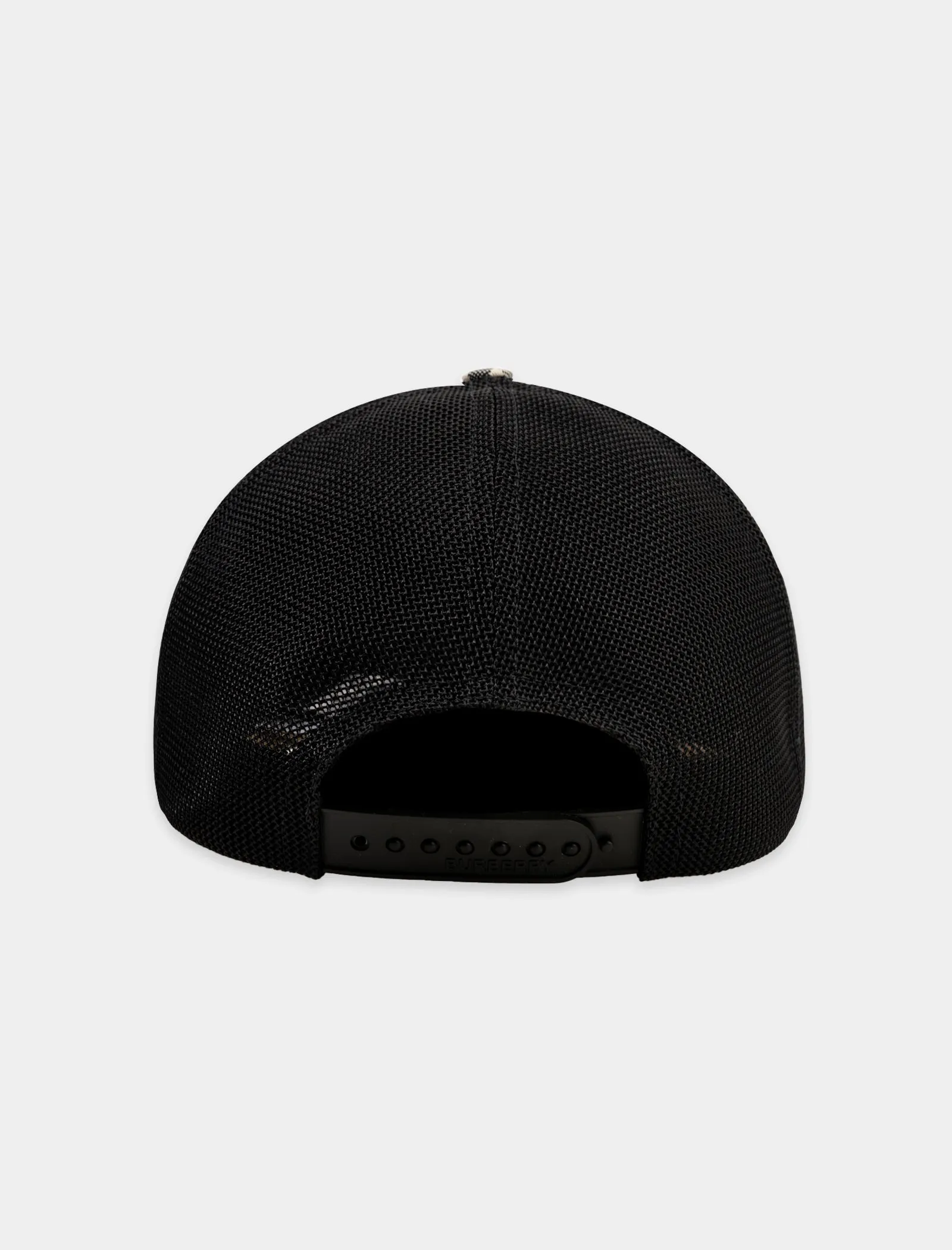 CHECK AND MESH TRUCKER HAT