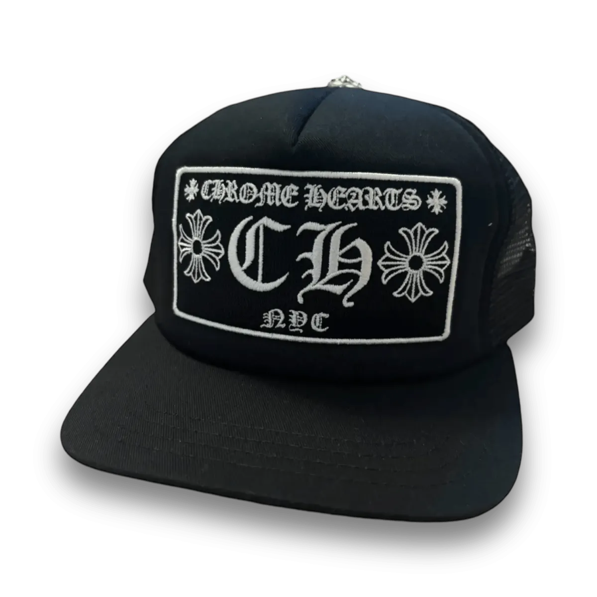 Chrome Hearts New York City Trucker Hat Black