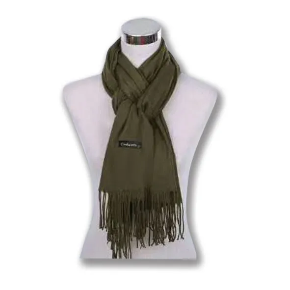 Couthie Plain Coloured Dark Green Scarf (CS28)