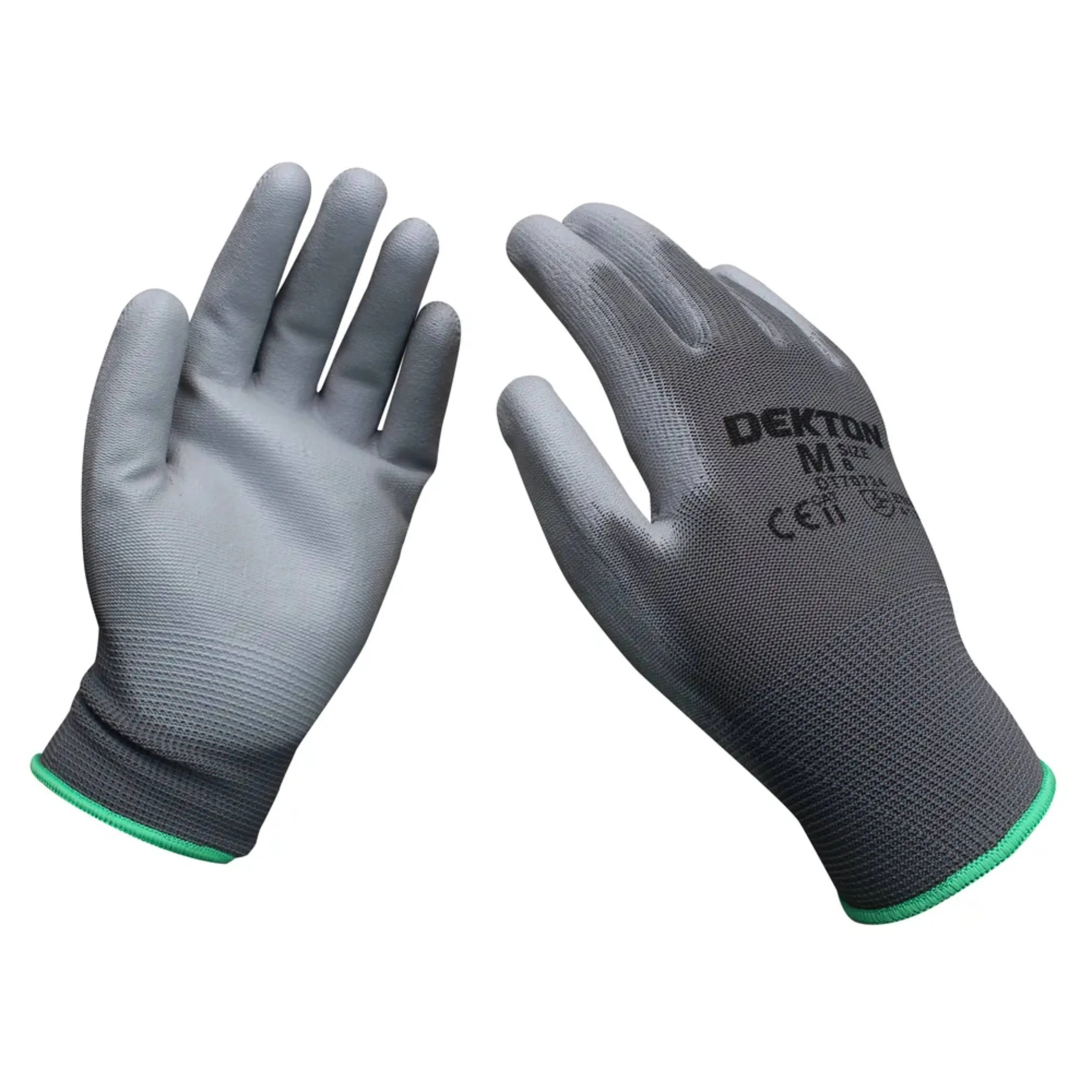 DEKTON Size 8/M Snug Fit PU Coated Working Gloves