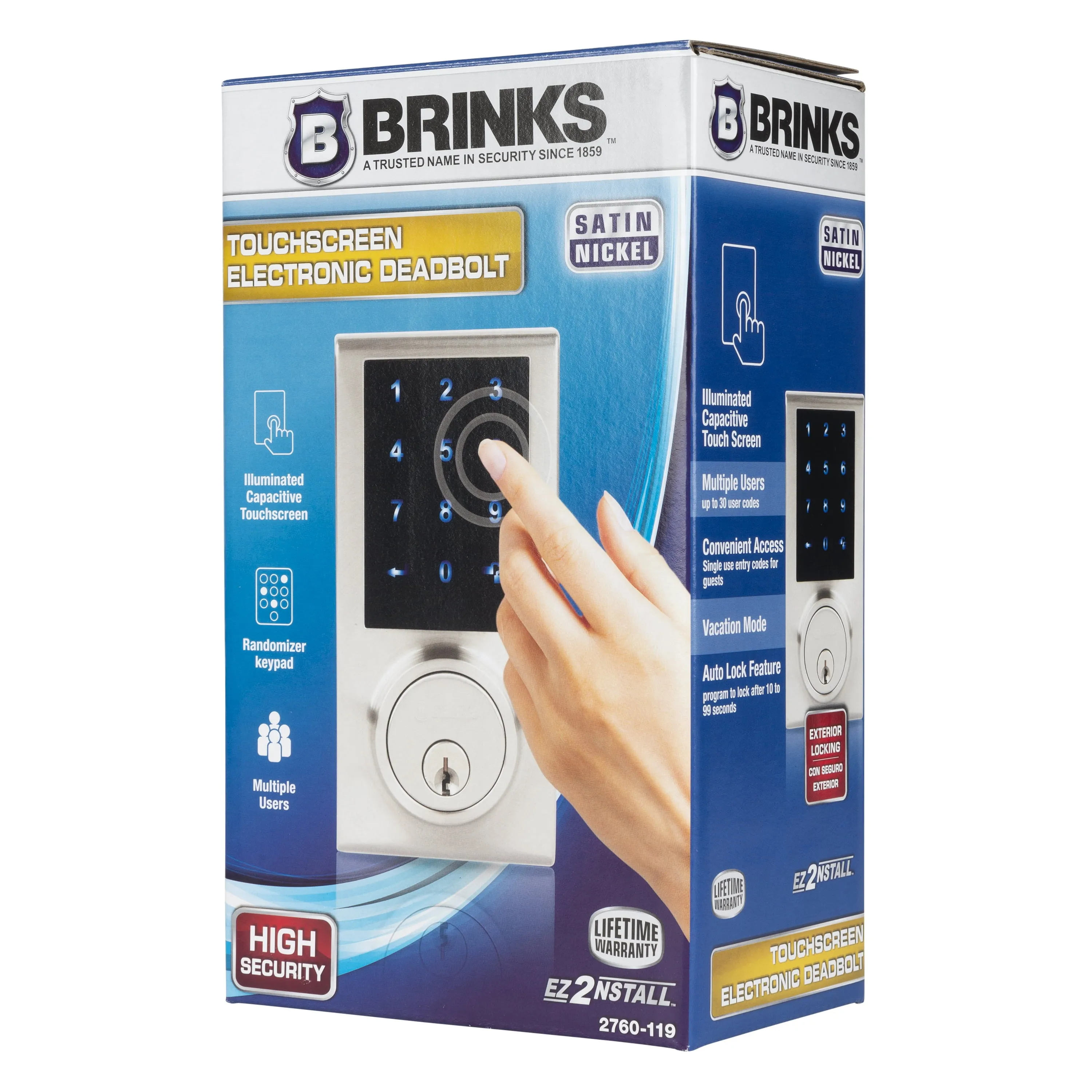 Electronic Touchscreen Deadbolt Lock