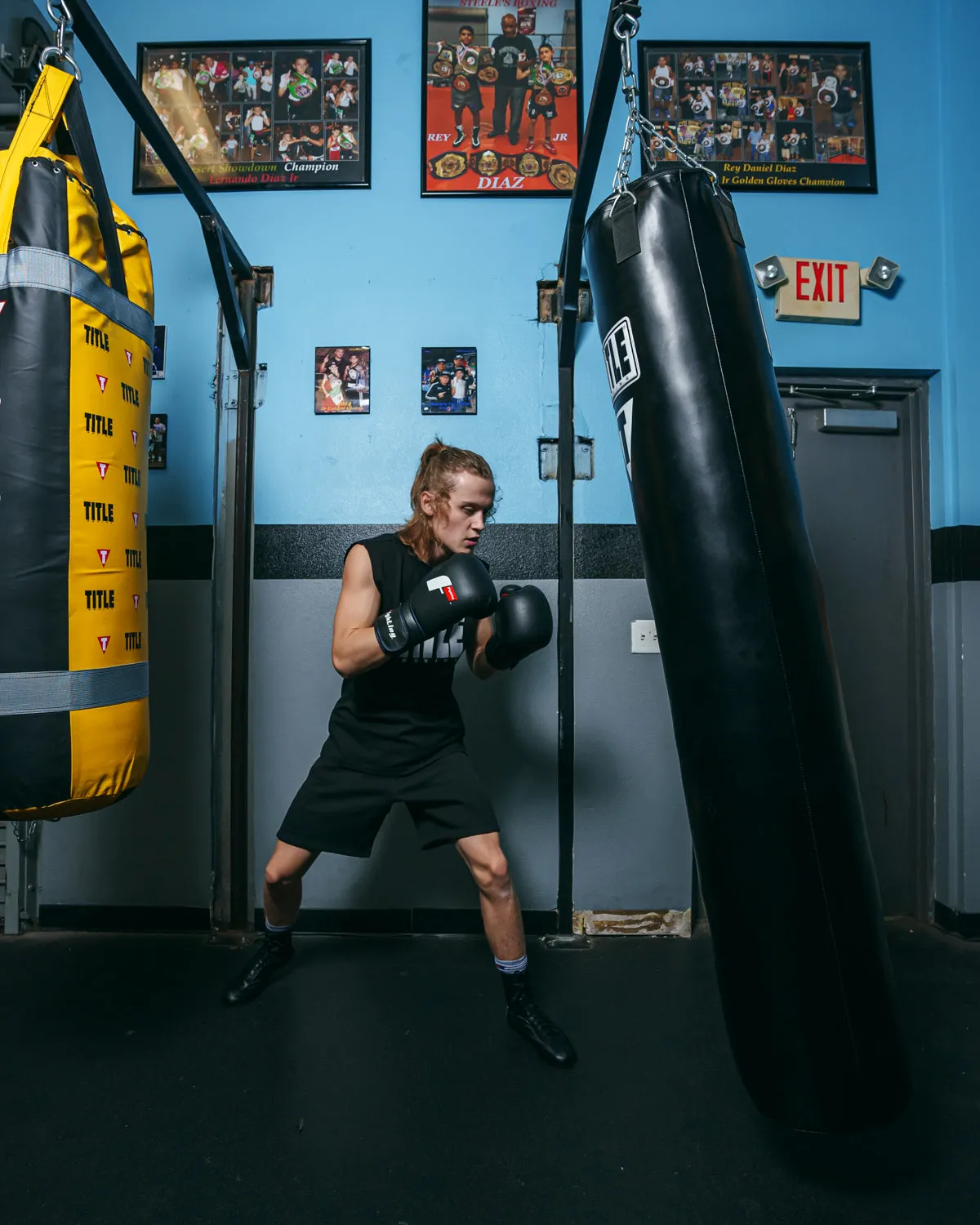 Fighting Leather Training Gloves