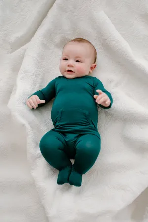 Finley Romper in Deep Teal