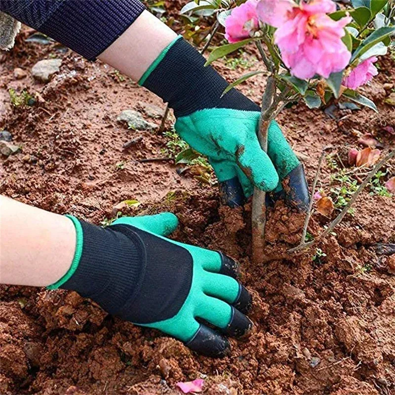 Garden Gloves with Claws - Garden Claws for Digging, Planting, Raking