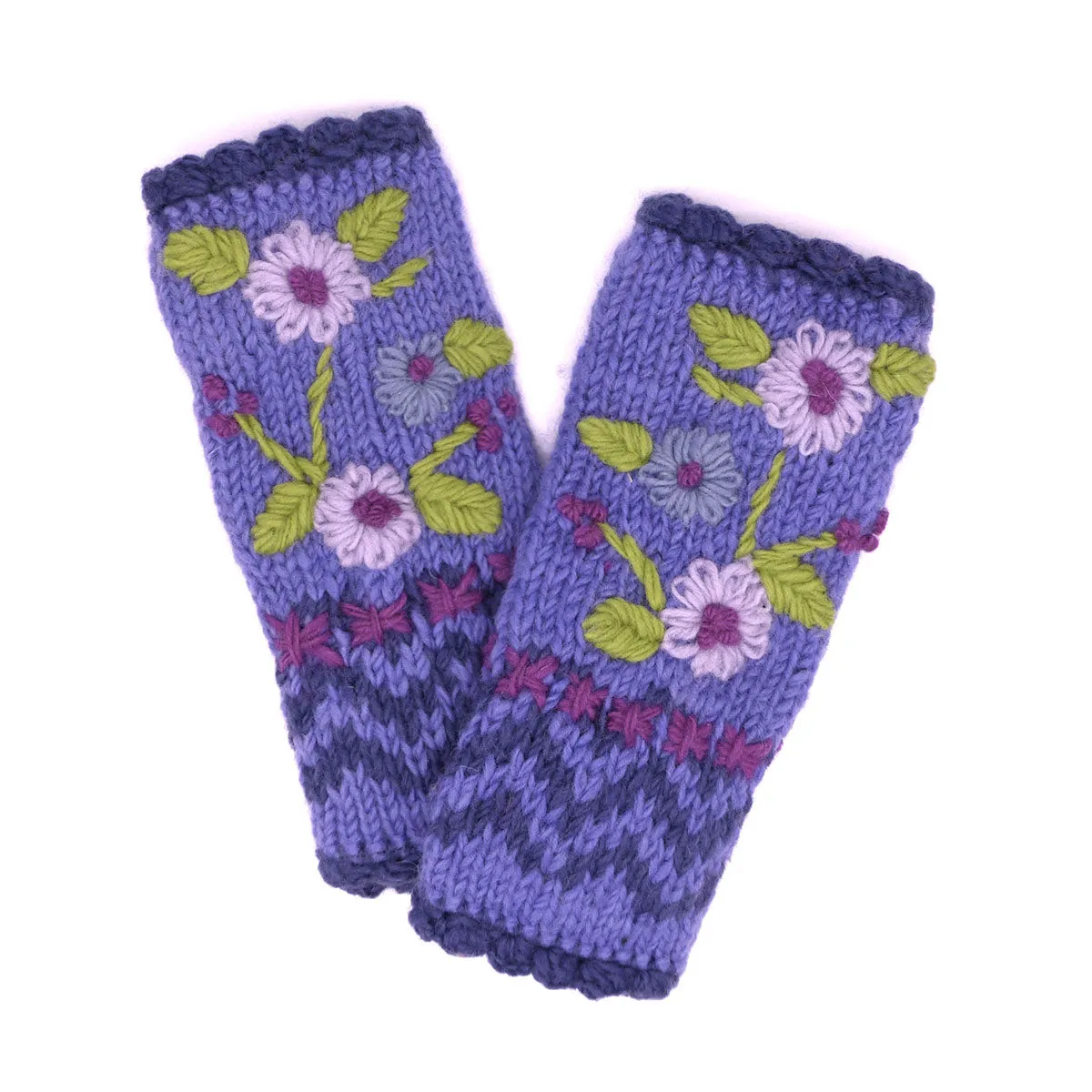 Hand Knitted Wool Hand Warmers