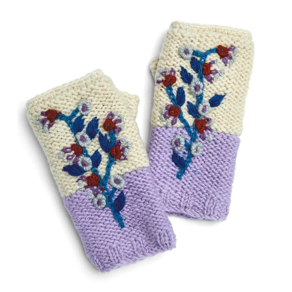 Hand Knitted Wool Hand Warmers