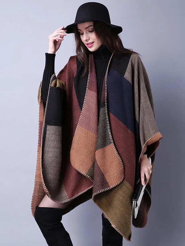 Imitation Cashmere Jacquard Tasseled Shawl Scarf