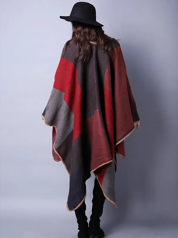 Imitation Cashmere Jacquard Tasseled Shawl Scarf