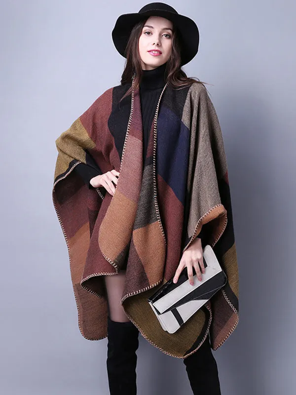 Imitation Cashmere Jacquard Tasseled Shawl Scarf