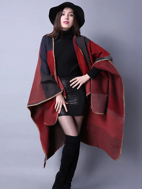 Imitation Cashmere Jacquard Tasseled Shawl Scarf