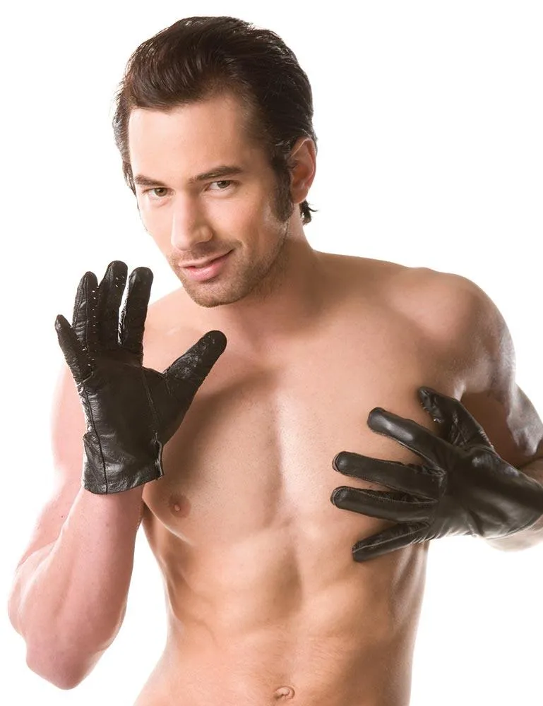 KinkLab Leather Vampire Gloves