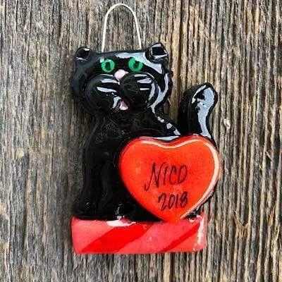 Kitty Cat Christmas Ornament