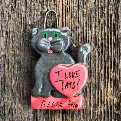 Kitty Cat Christmas Ornament