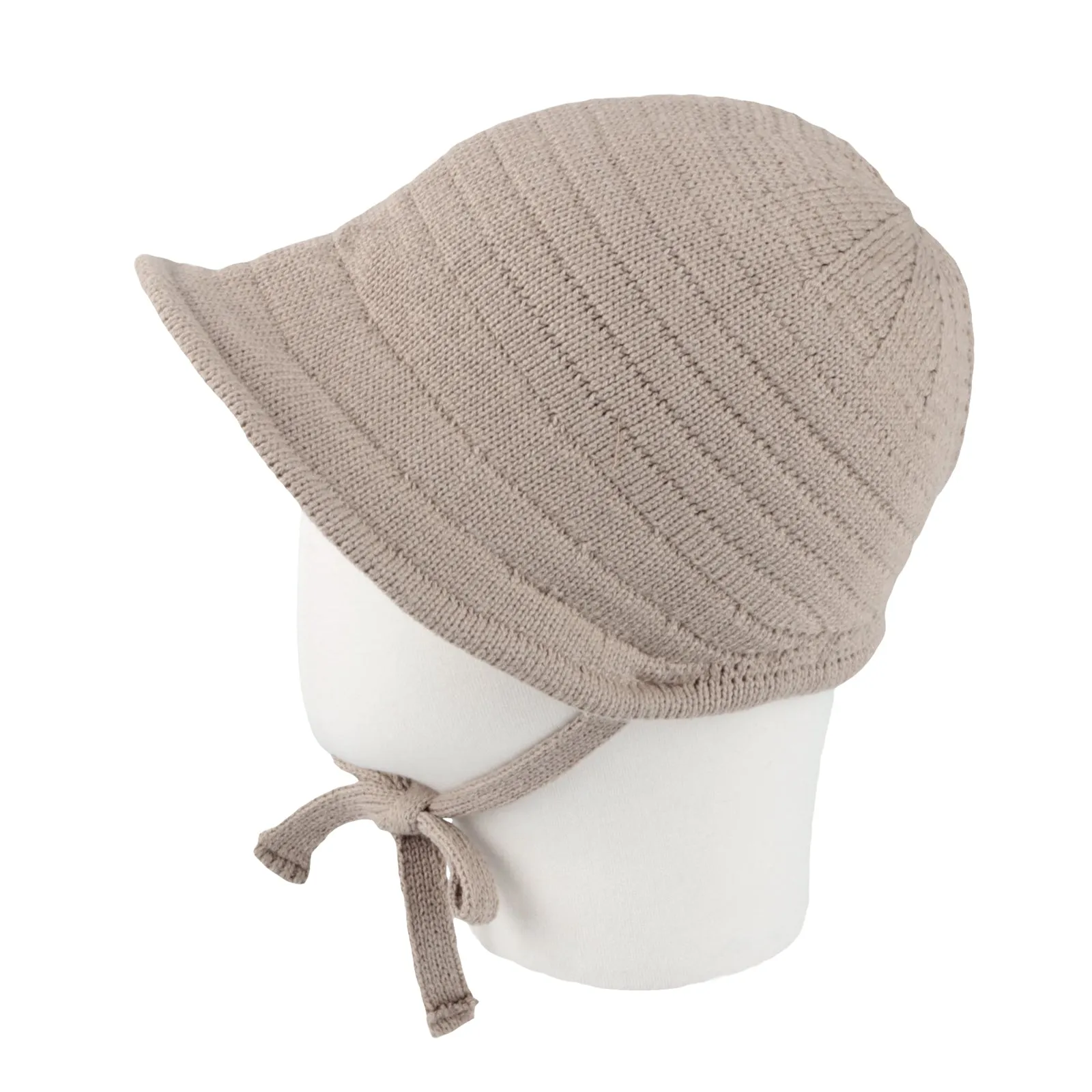 Knit Beanie Hat Basic Winter Bucket Women Ear Flaps SLB1236