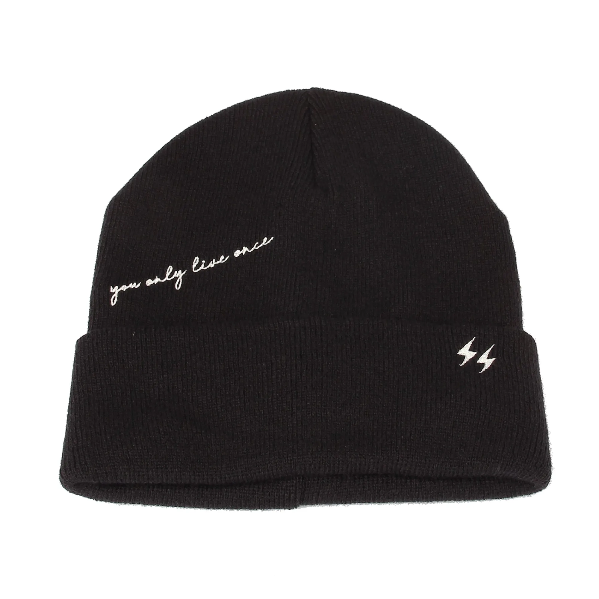 Knitted Beanie Hat You Only Live Once Watch Cap CR51101