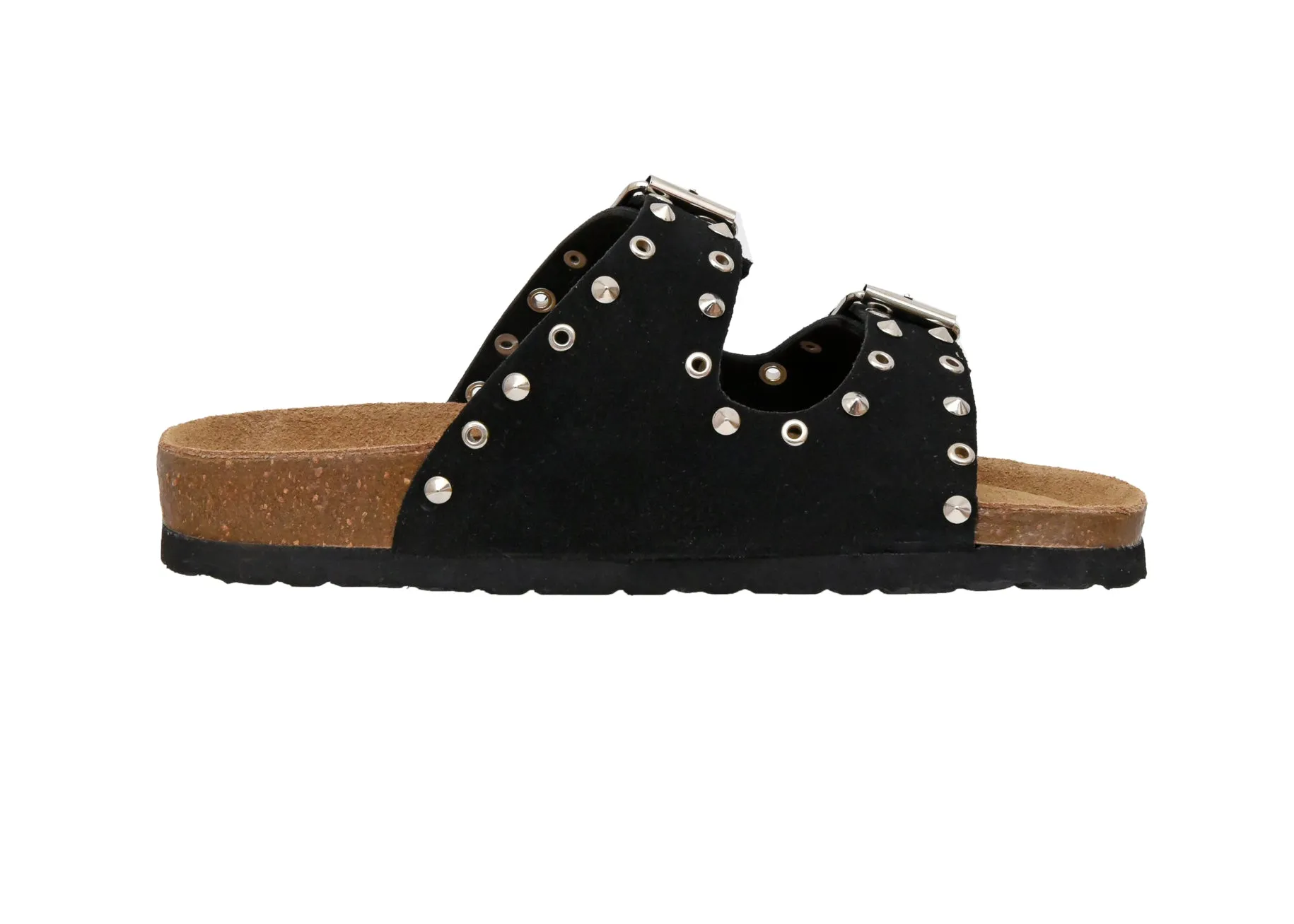 Landon Studded Cork Footbed Sandal