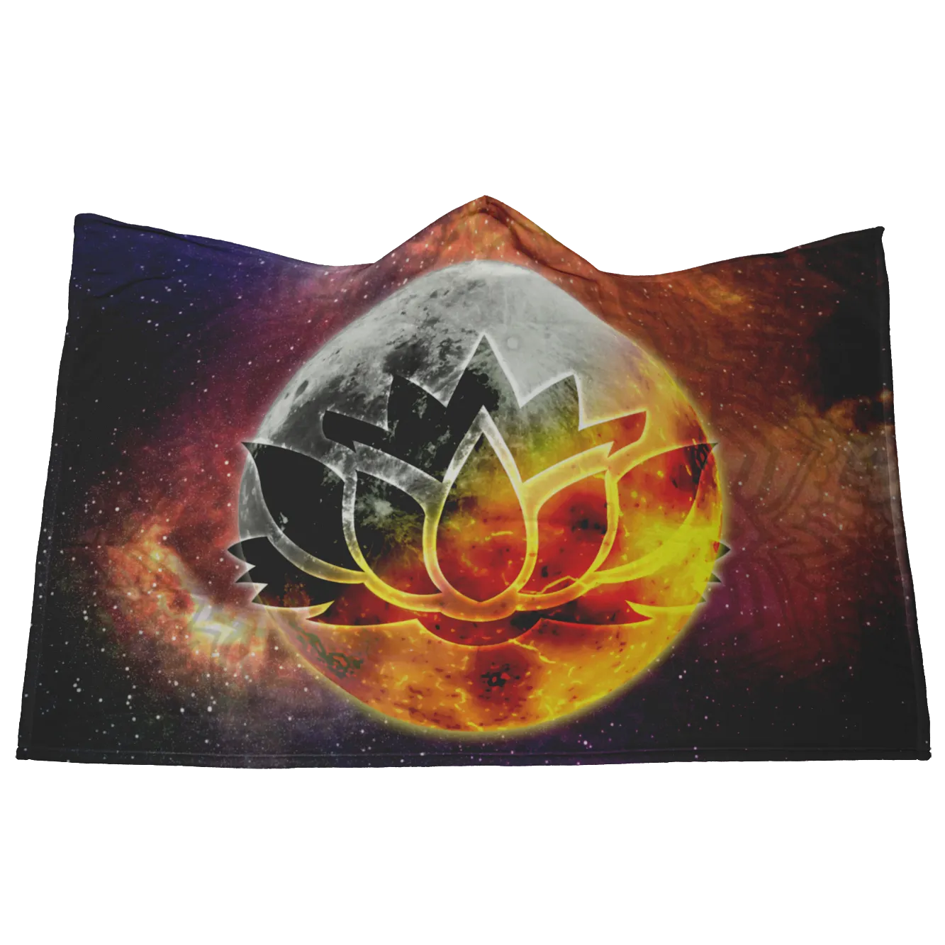 Lotus Energy Hooded Blanket