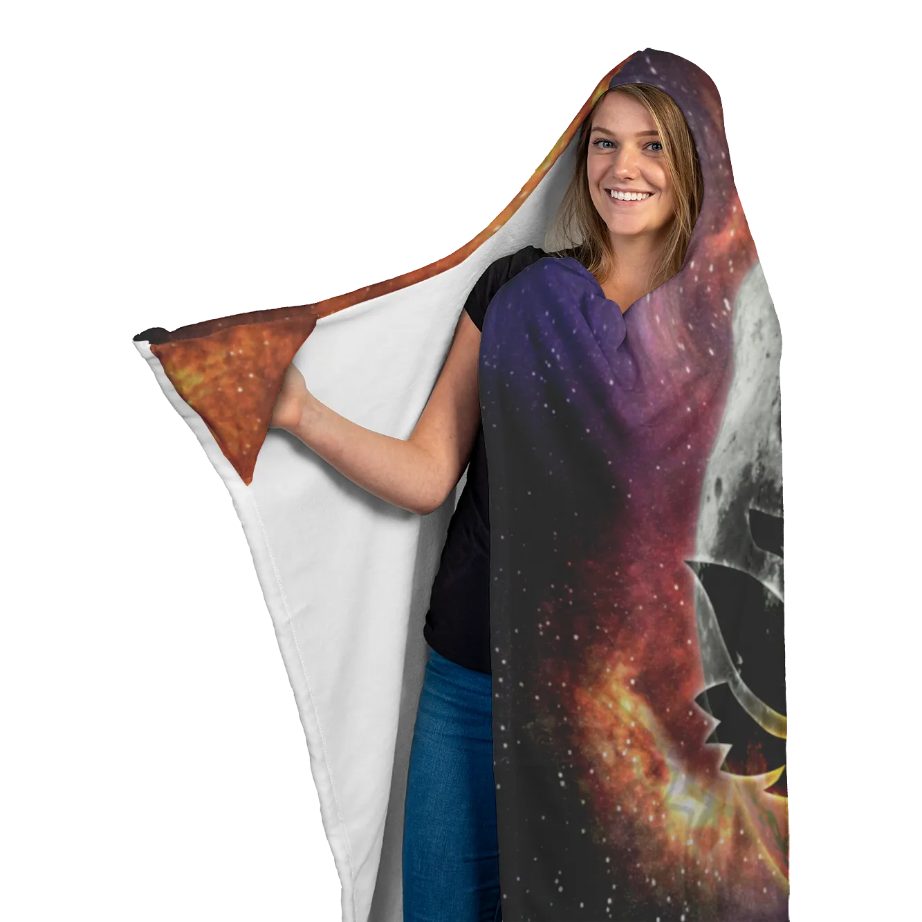 Lotus Energy Hooded Blanket