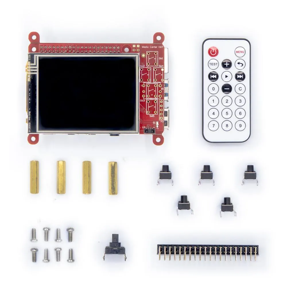 Media Center HAT for Raspberry Pi