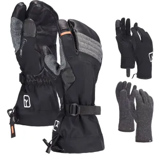 Ortovox 3 finger Pro Glove - Black Raven