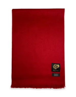 Red Cashmere Scarf