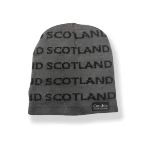 Scotland Beanie hat with fleece lining. (Grey) HAT200