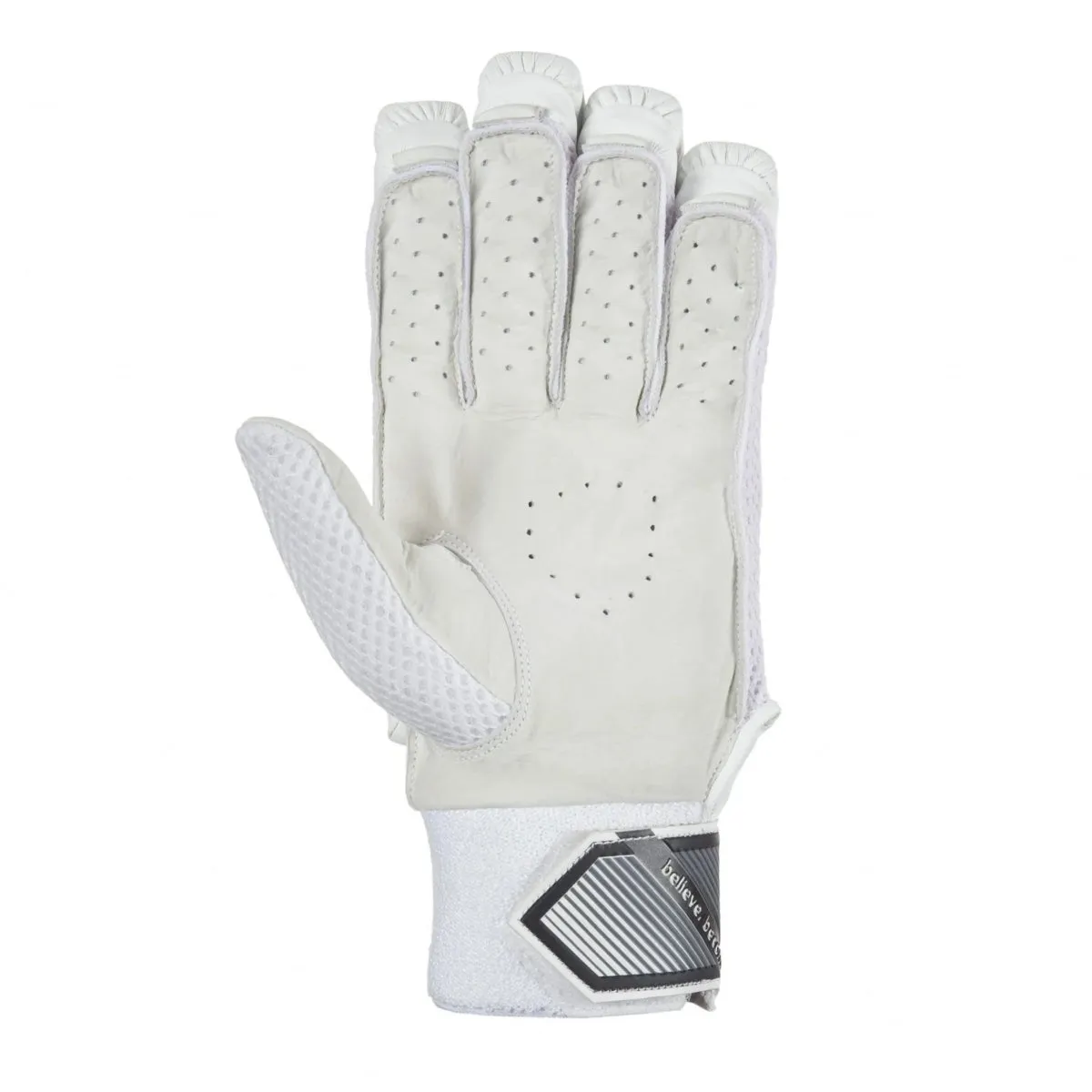 SG Litevate White Junior Cricket Batting Gloves