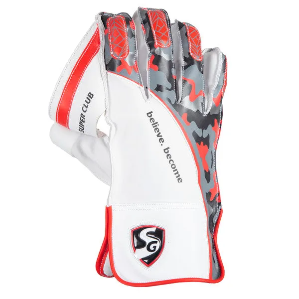 SG Super Club JUNIOR Wicket Keeping Gloves 2023