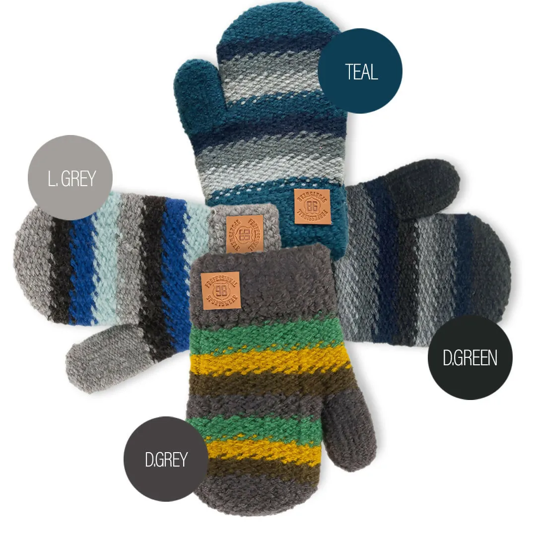 Sierra Soft Knit Mittens for Baby or Toddler - 2-Pack Unisex Gloves for Kids