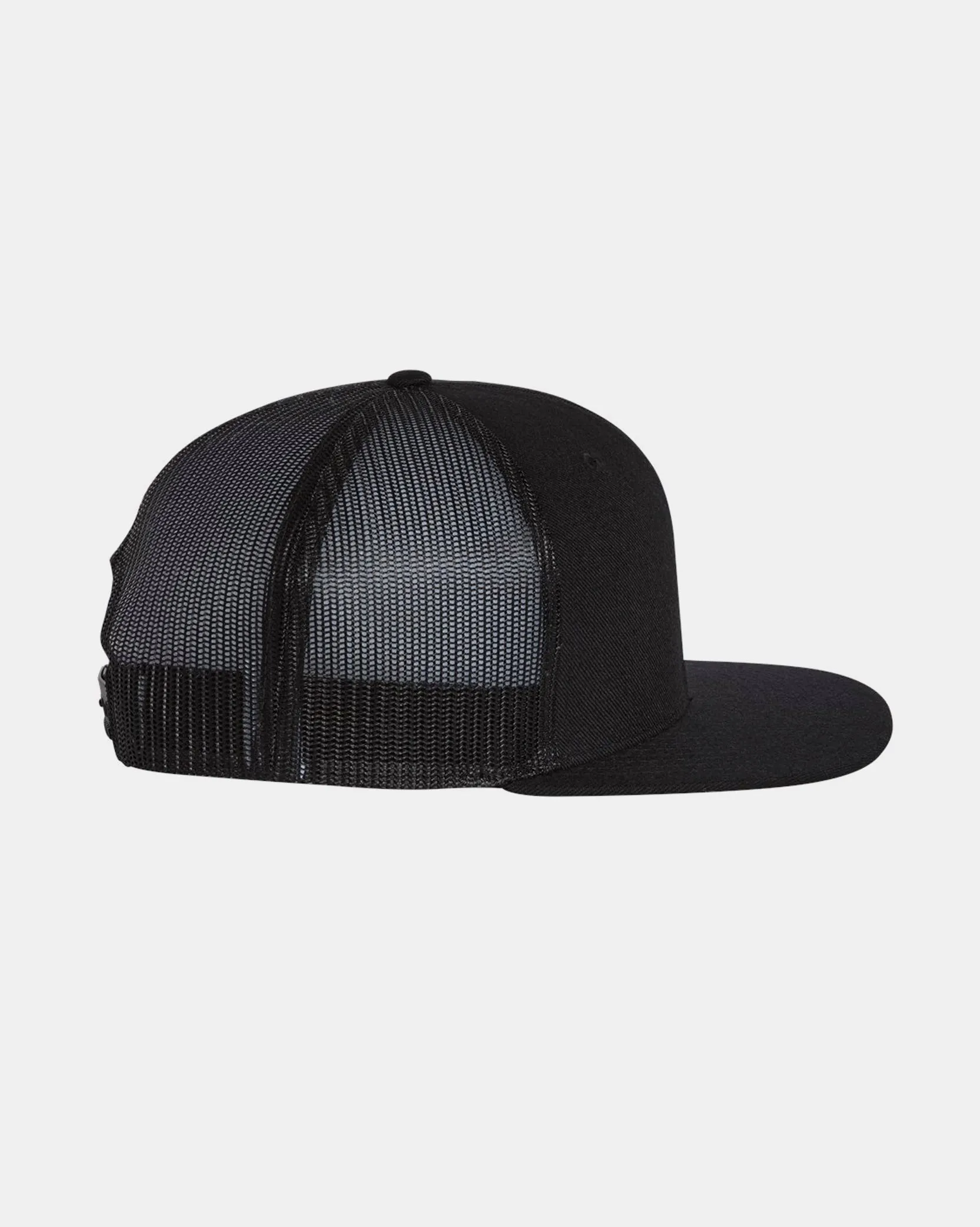 Split Tree Black Trucker Hat