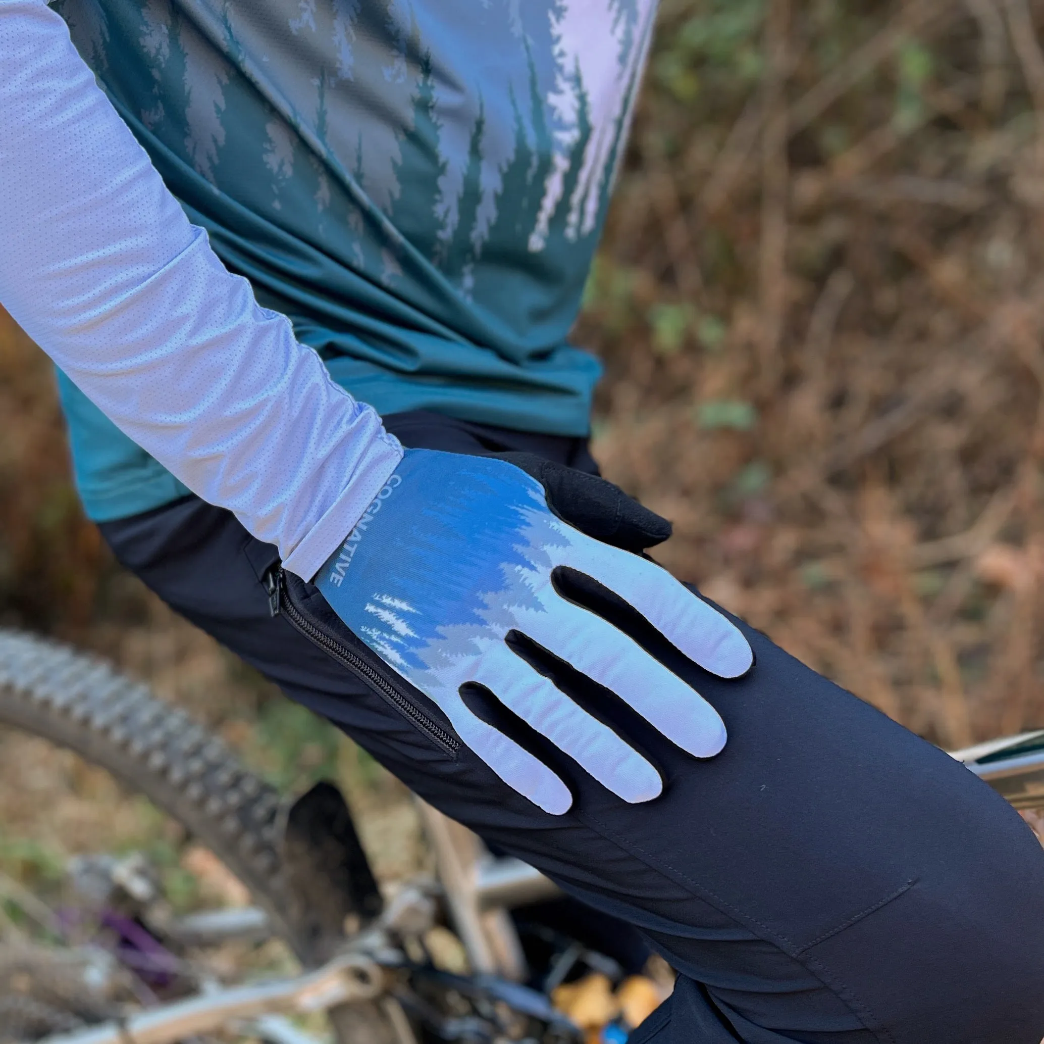 Tech 2.0 MTB Glove (Trees Silver)