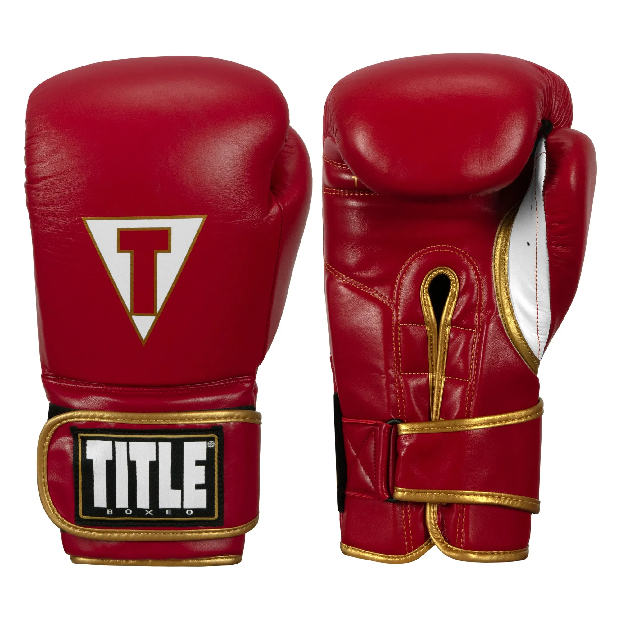 TITLE Boxeo Mexican Leather Bag Gloves Quatro