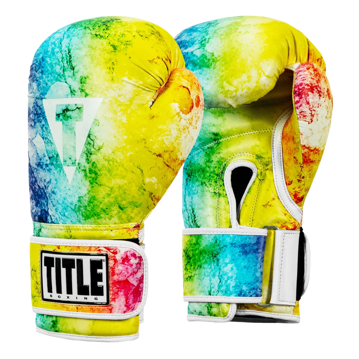 TITLE Boxing Limited Edition Tie Dye Bag Gloves