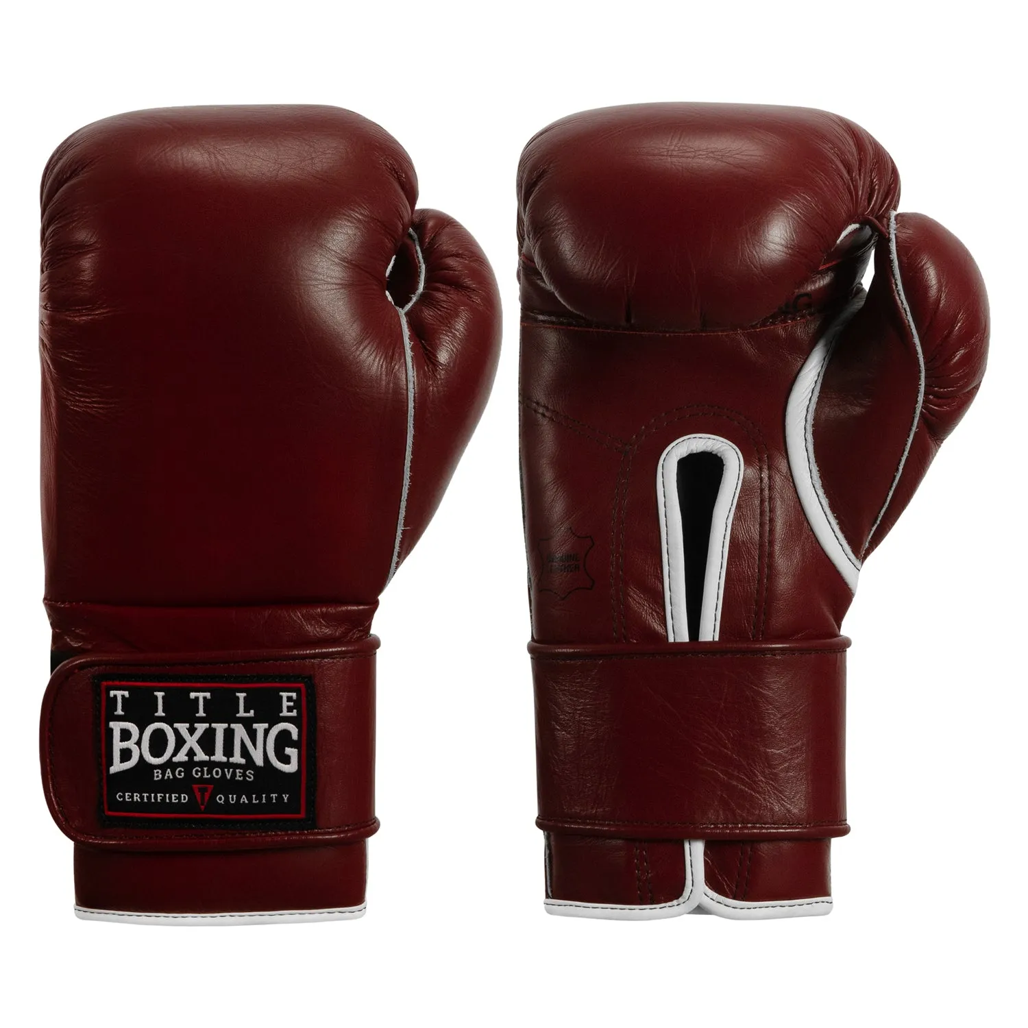 TITLE Boxing Old School Leather Bag Gloves 2.0