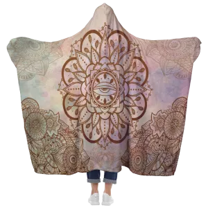 Wonderful Bohemian Life Hooded Blanket